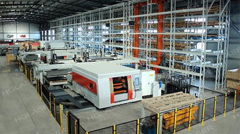 迈向智慧工厂 激光切割柔性生产料库的施工与建设
